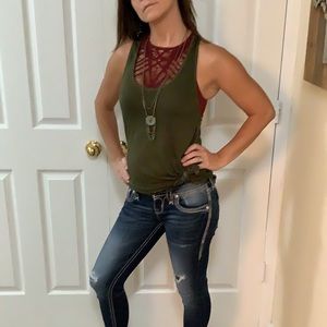 Buckle Bralette and 2 VS Bras 34D